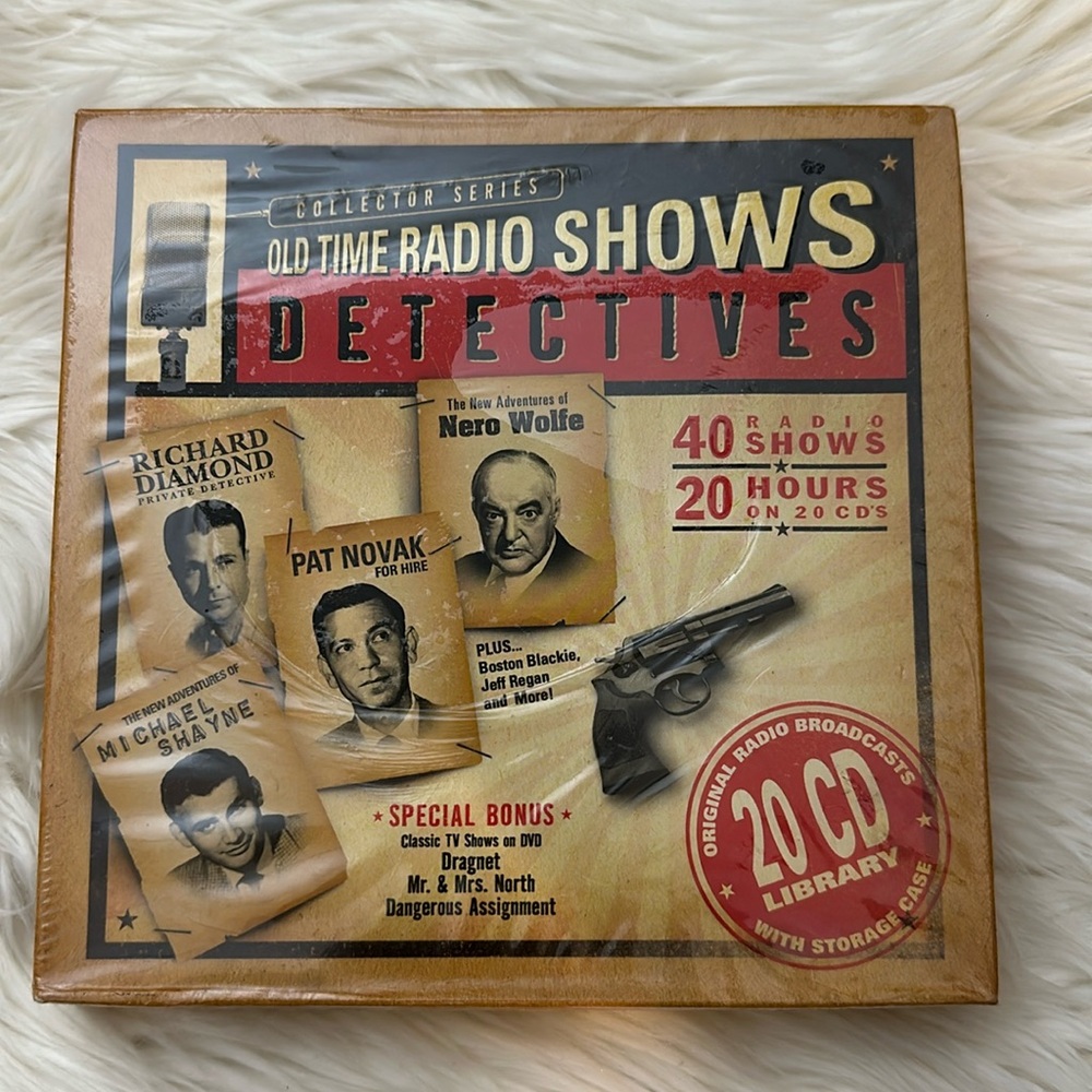 Old Time Radio Shows Detective 20 CD Library Set